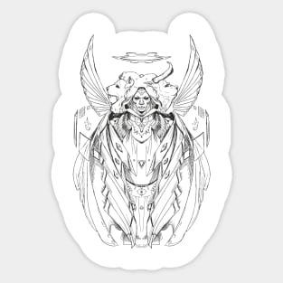 Cherubim Angel Sticker